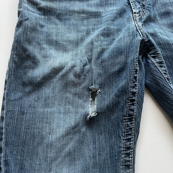 Ariat M4 Rebar FR Jean Shorts Mens 38x10 Low‎ Rise Cut Off Jorts (B5) - Picture 9 of 12